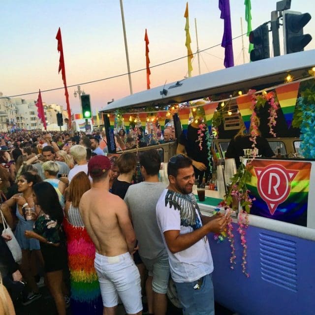 pride revenge vw bar hire event