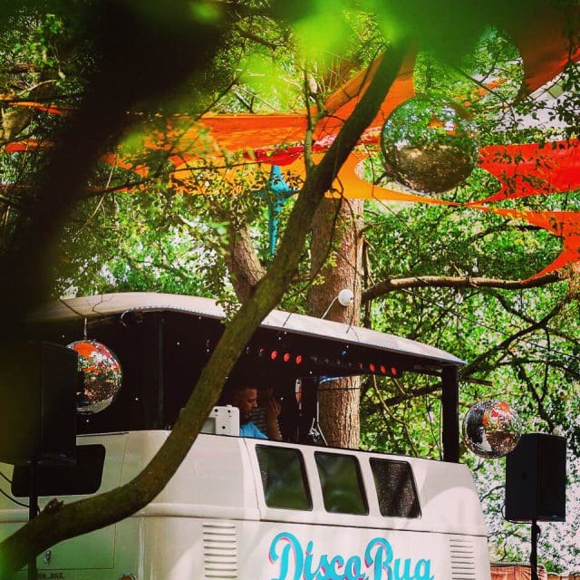 vw dj booth festival hire event brand activation promotional vehicle