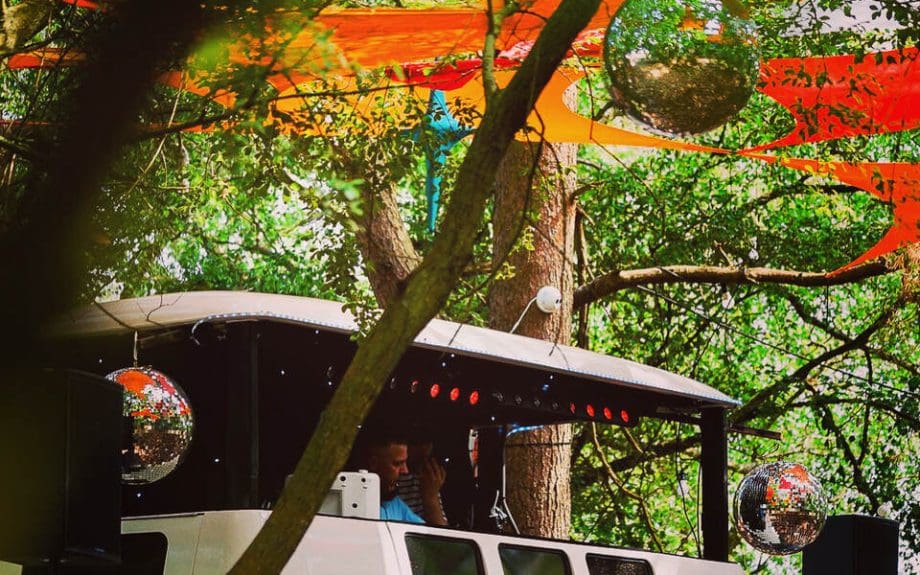 vw dj booth festival hire event brand activation promotional vehicle