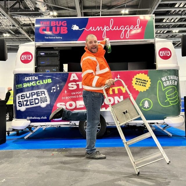 VW DJ Booth promotional vehicle health & safety