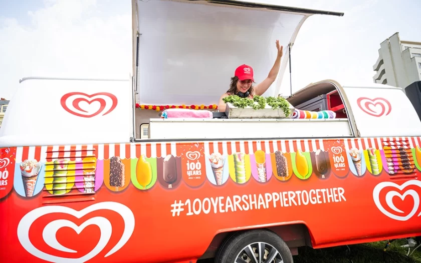 brand activation promotional vehicle walls