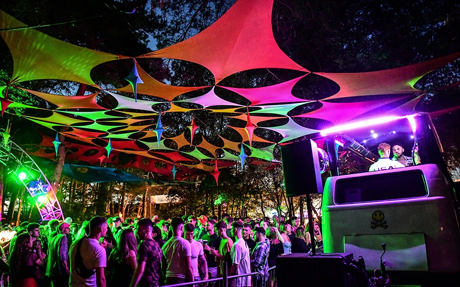 mobile dj booth festival hire event