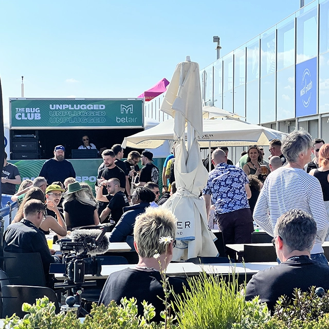 Brighton Music Conference sustainable DJ van