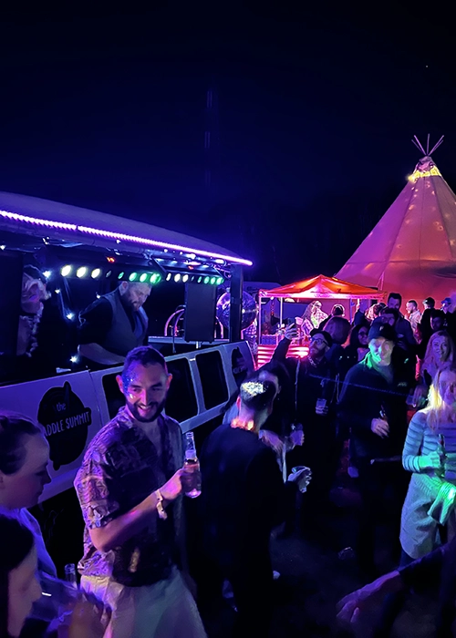 mobile disco dj hire summer party