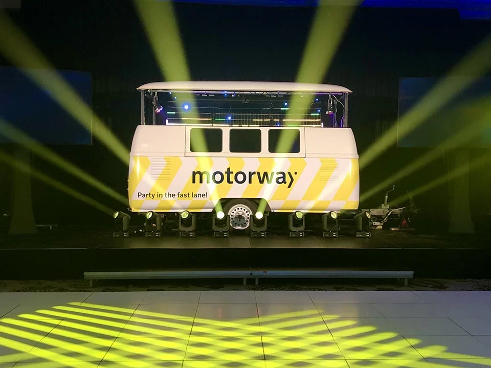 corporate event brand activation dj van hire